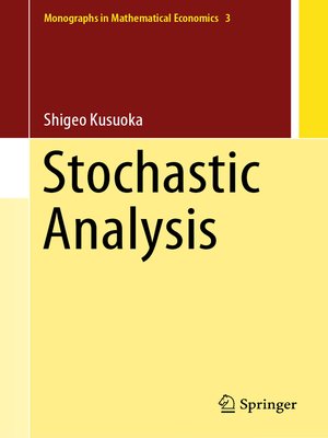 cover image of Stochastic Analysis